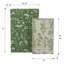 S / 2 boîtes à livres décoratives avec motifs floraux rustiques L: 7 x 3 x 10,5 po: 5 x 2 x 8,3