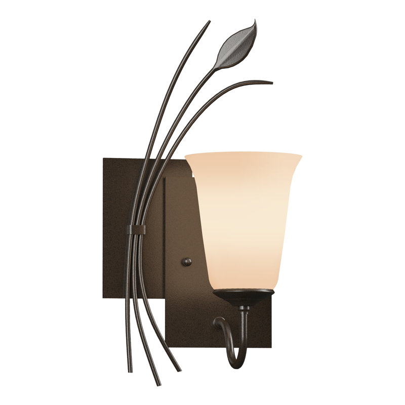 Leaf 1 - Light Dimmable Armed Sconce, Oil Rubbed Bronze, Left