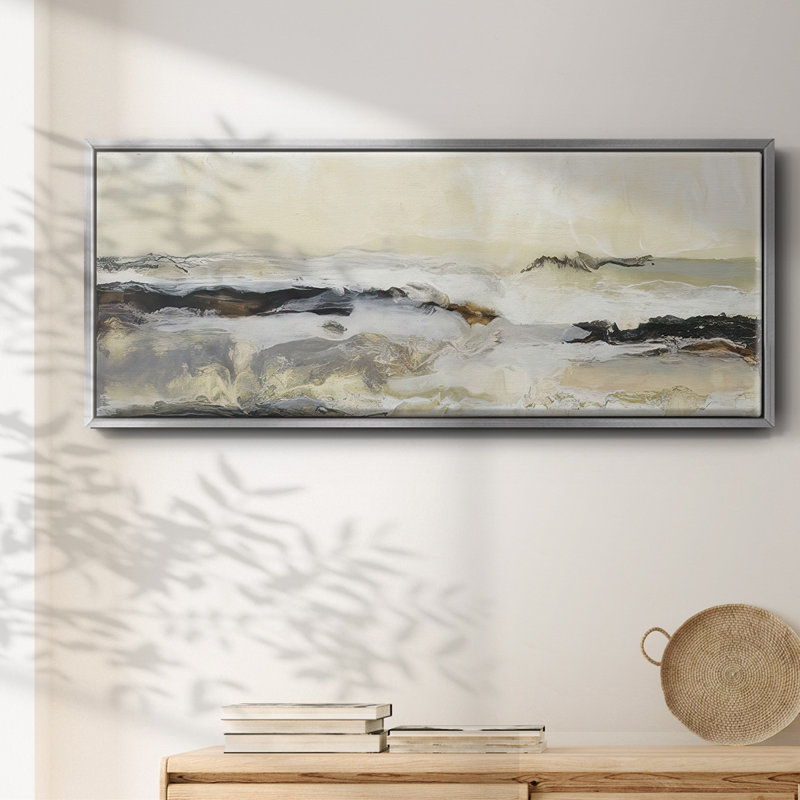 Joyeux horizon I - toile encadrée, H 20 po x l 50 po