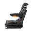 Forklift Seat Fold Down Tractor Suspension Seat Adjustable Back & Headrest