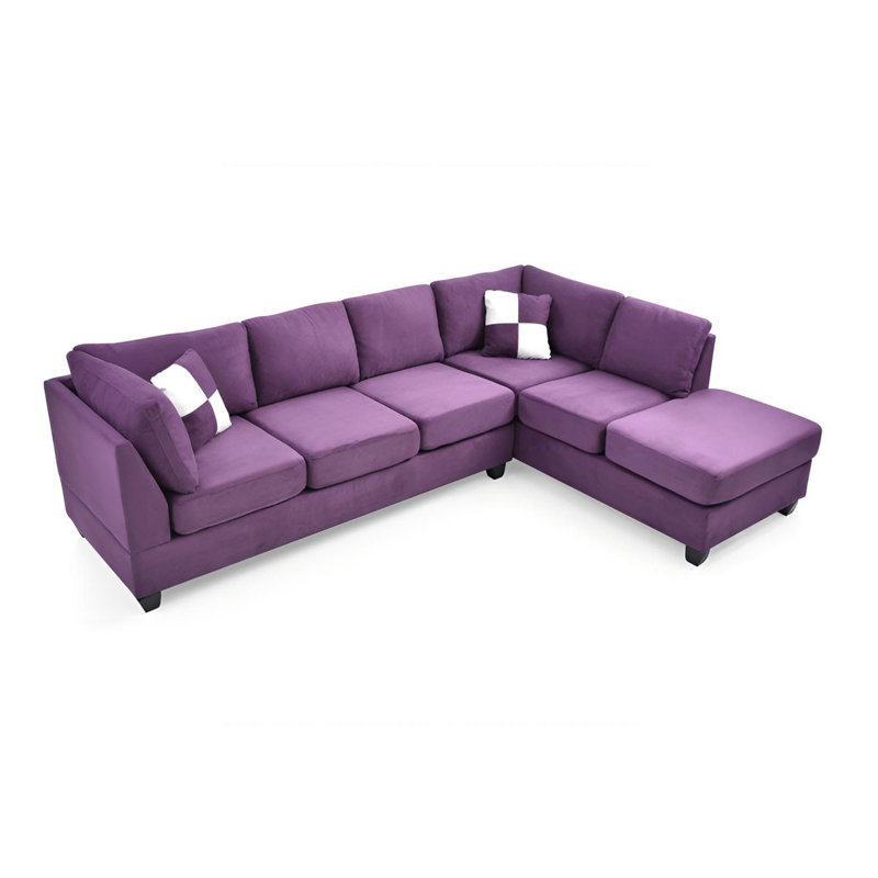 Sectional, Purple