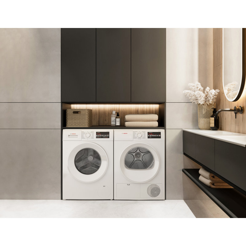 Bosch 300 Series Compact Washer 24-Inch in White