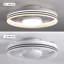 Ventilateur de plafond encastré à intensité variable 20 po avec lumières DEL-1567886182