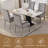 Tufted Upholstered Dining Armchair with Chrome Legs-1678759320