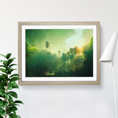 XH1022-9236X Tropical Forest Vol.2 - Single Picture Frame Print