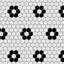 Metro 1" x 1" Hex Porcelain Honeycomb Mosaic Wall & Floor Tile