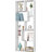 Asymmetrical Display Shelf & Bookcase, 5-Tier, White-28670474