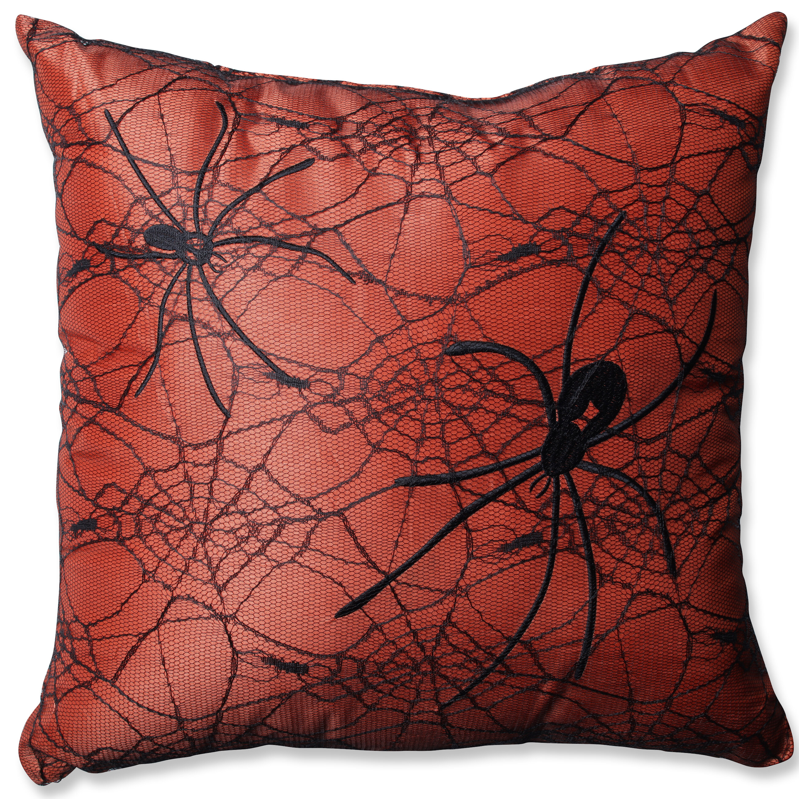 Anette Embroidered Polyester Throw Pillow