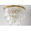 Lustre transitionnel 12 lumières or et cristal 4 niveaux-1847082506
