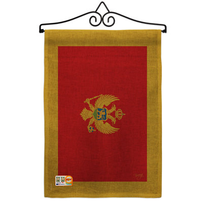 Double Sided 18.5'' H x 13'' W Burlap Garden Flag