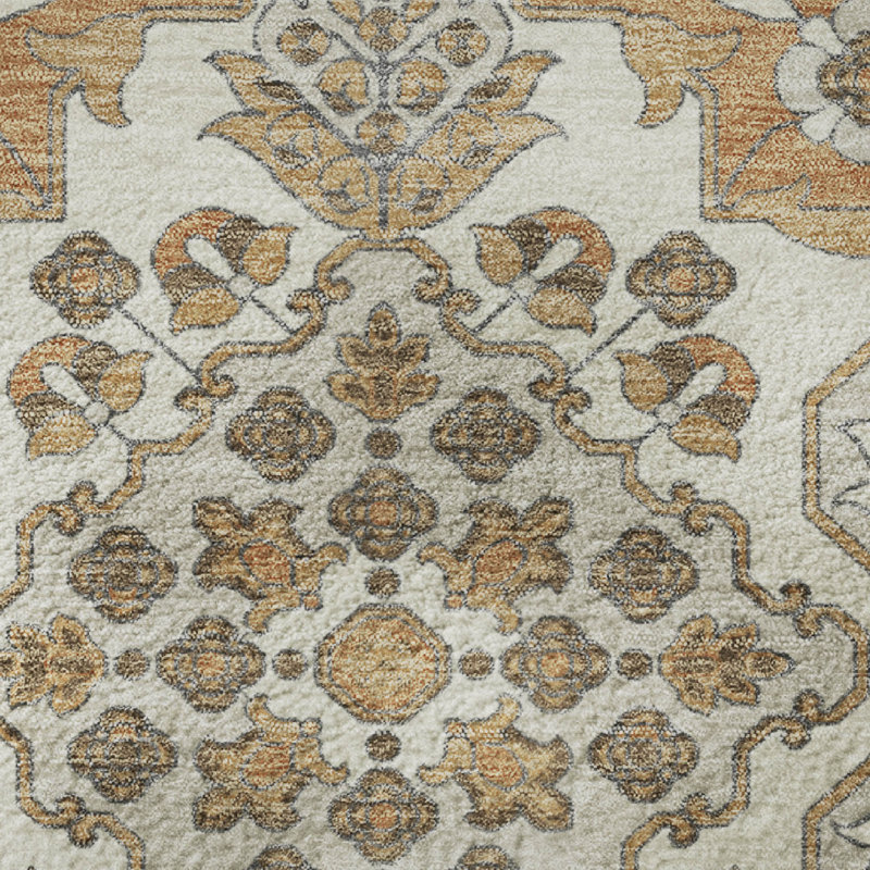 Premium Machine Washable Crestover AMF1853 Global Rug, Runner 2'3" x 7'6"