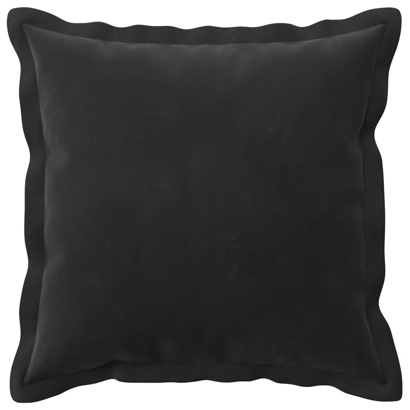Dark Grey Cushion Cover, Black, Square 30cm