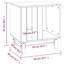  Niche pour chien durable en bois de pin massif brun moyen-1360043487
