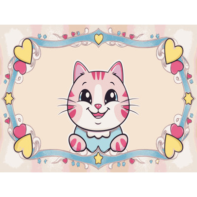 Tapis pour enfants mignons lavables Harriet Bee