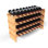 Wine Stack 36 Bottle Bamboo Stackable Rack