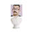 White Novelty Clip Picture Frame