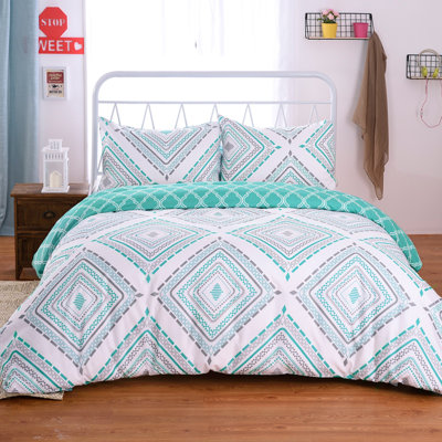 Polyester Geometric Shapes Duvet Cover