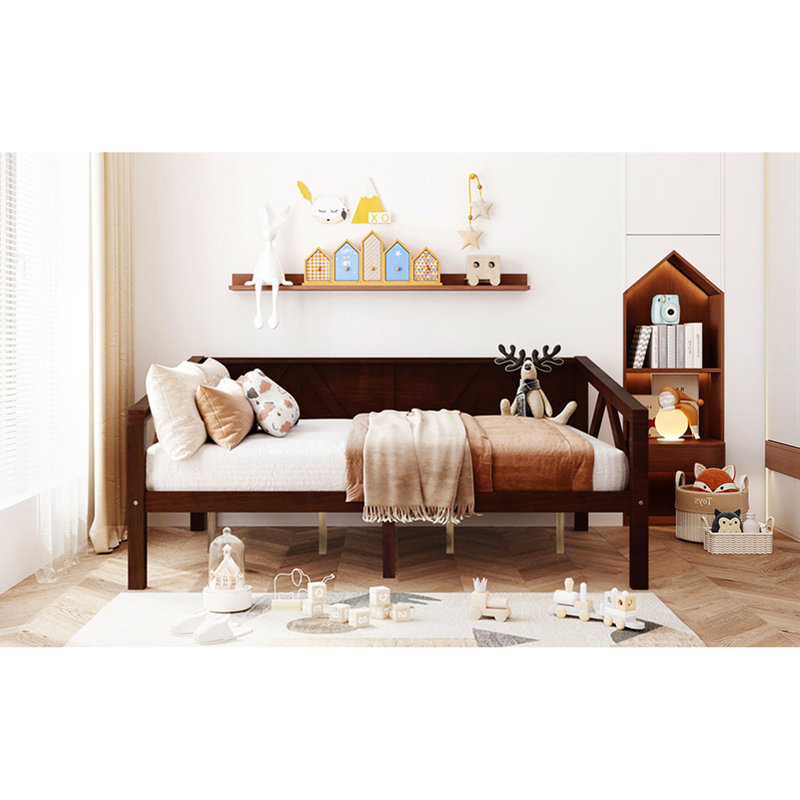 Full Size Daybed With , Multi - Use Function, Space Saving Under Bed Area In , Clean And Elegant Design For Modern Home, Dual Storage