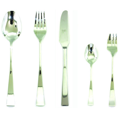 Italia 30 - Piece Stainless Steel Flatware Set - Service for 6
