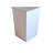 Hanchett Corner Floor Storage Cabinet with Double Panel Doors and Adjustable Shelf for Storing Towels Toiletries and Essentials in Small Guest Bathrooms or Compact Spaces with a Clean White Finish