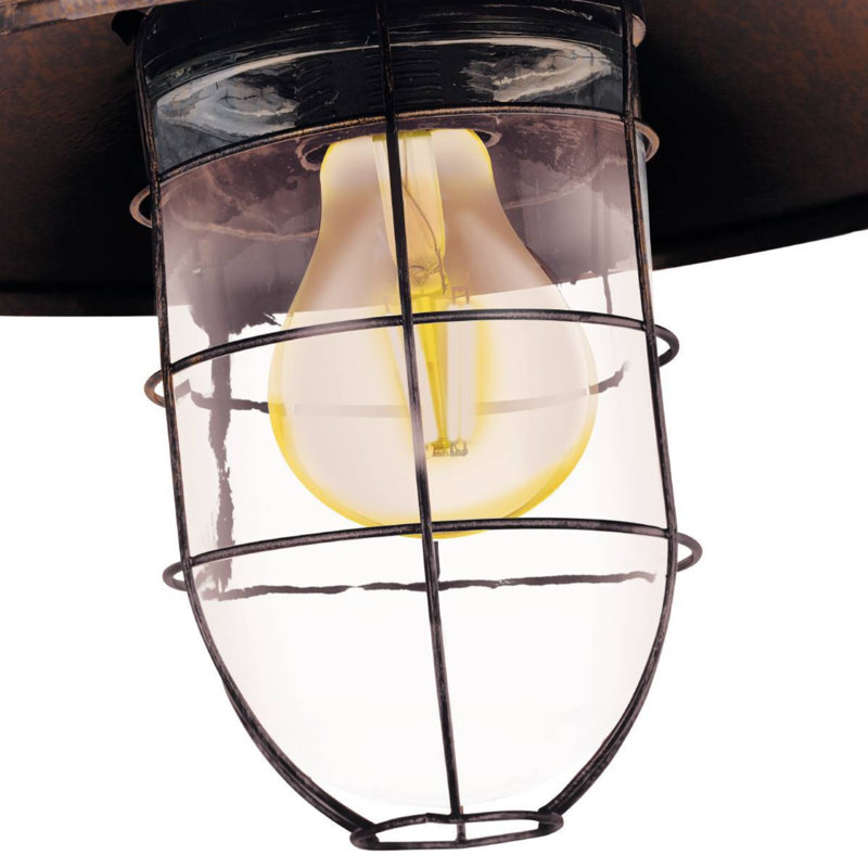Culver 25cm H Outdoor Barn Light, Copper-antique