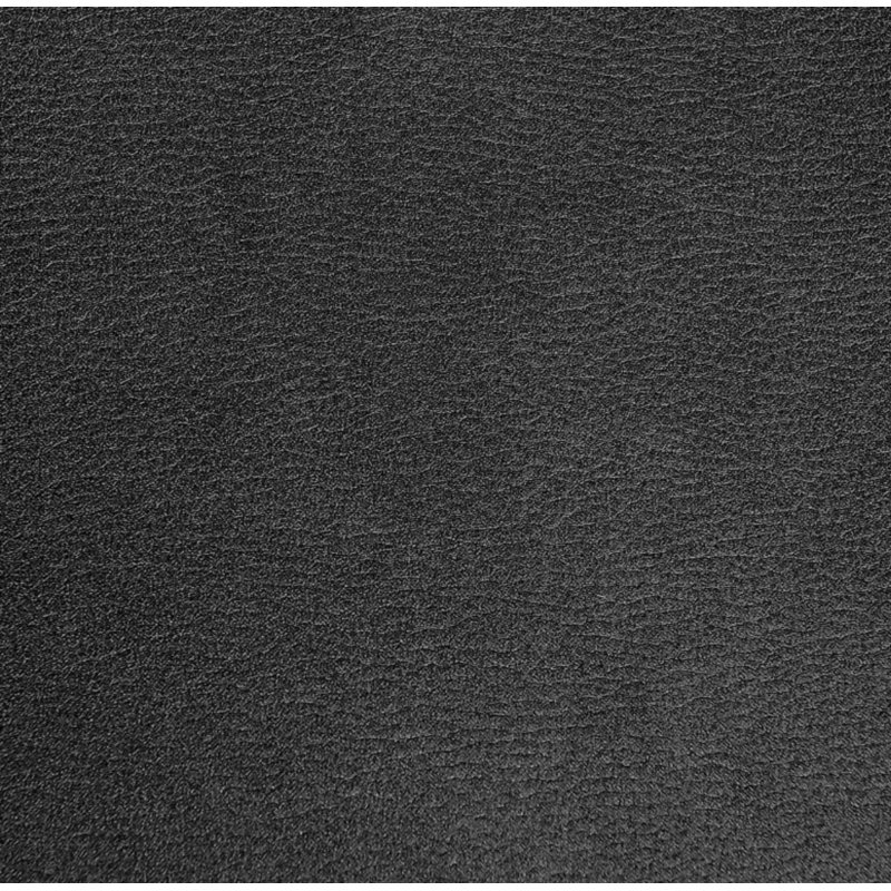 Crosby Upholstered Leather-look Fabric Chaise Lounge with Adjustable Backrest, Black, Steel Grey