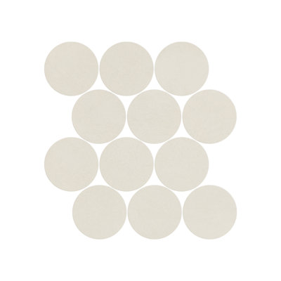 Daltile Indoterra 4-inch Colorbody Porcelain Circle Mosaic Tile with Stepwise Technology (5 PCS Per Carton) (4.79 SQFT Per Carton)