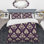 Ensemble de housse de couette moderne mauve beige damassé Elegance III
