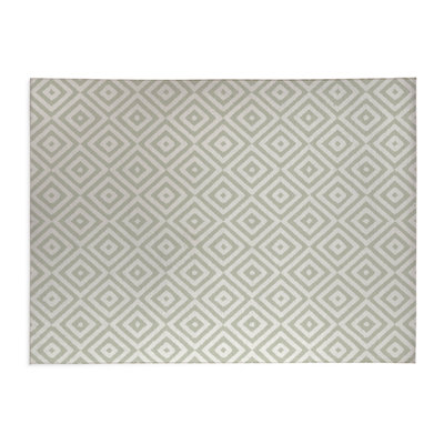 Ikat Eye Non-Slip Outdoor Rug
