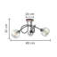 Mehakh Glass Semi Flush Mount