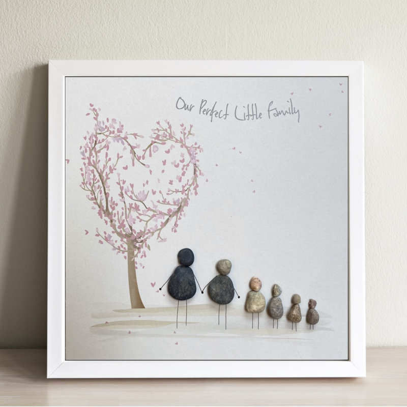Our Perfect Family 1 Piece Single Picture Frame Wall Art