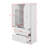 Tall Bathroom Storage Cabinet With Two Doors And Two Drawers, Adjustable Shelf Design-211704210