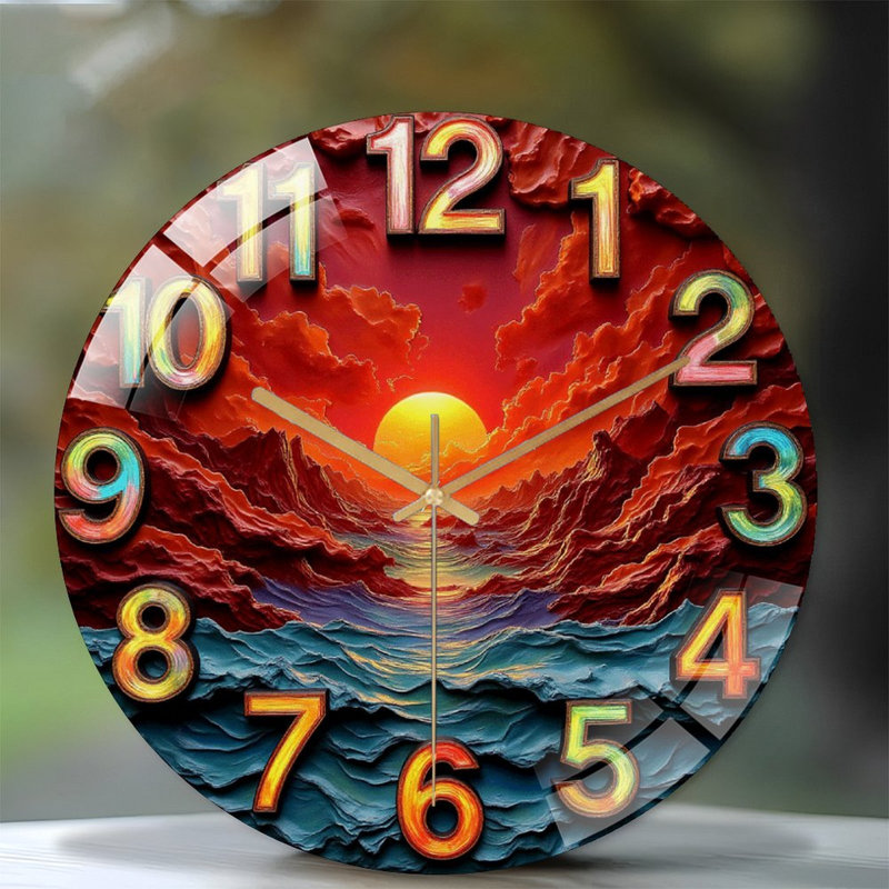 Horloge murale 12 po