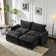 86.2'' W Double Layer Cushion  Chellie Loveseats With Two Ottoman