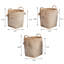 Ensemble de 3 paniers de rangement Celia Rustic Coastal-1339302342