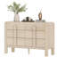 Commode double en bois manufacturé et solide à 47 tiroirs l 47,2 po -2139125278