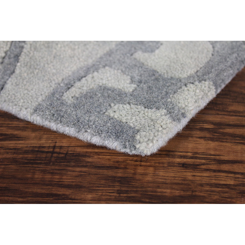 Wiens Wool Damask Indoor Rug, Square 1'6"