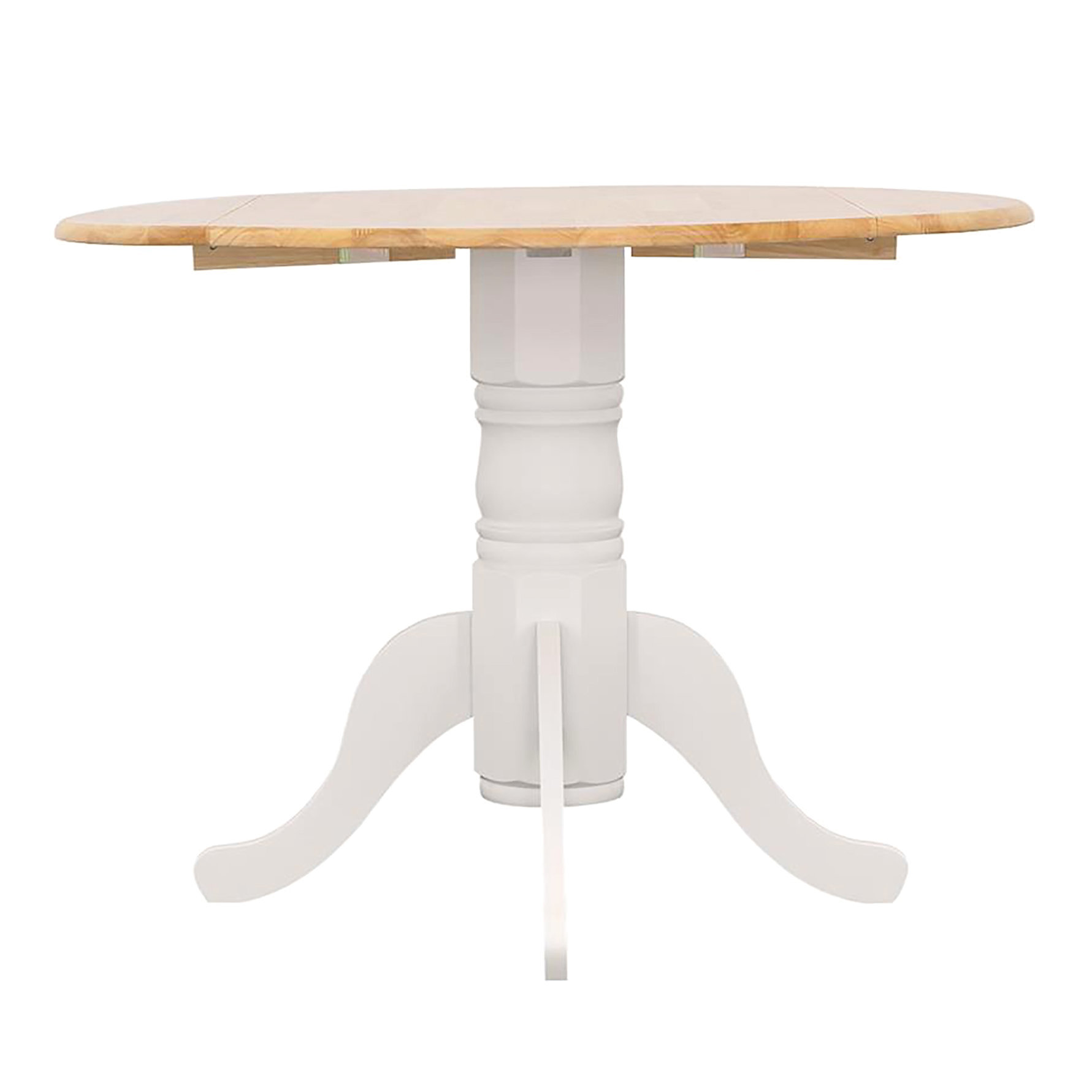 Ophelia & Co. Natural Color Tiltable Leaf Dining Table For Room ...