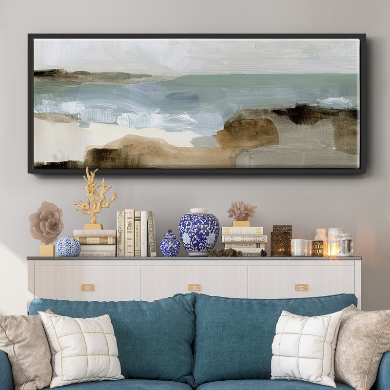 «Ocean Sigh III», toile encadrée, H 24 po x l 60 po