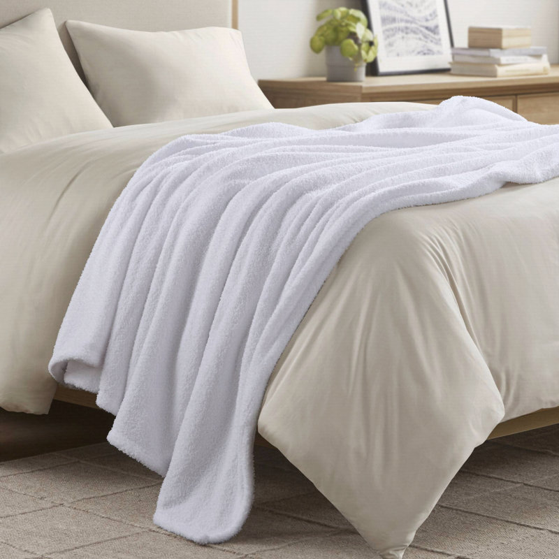 1 PCS Blanket, White, King