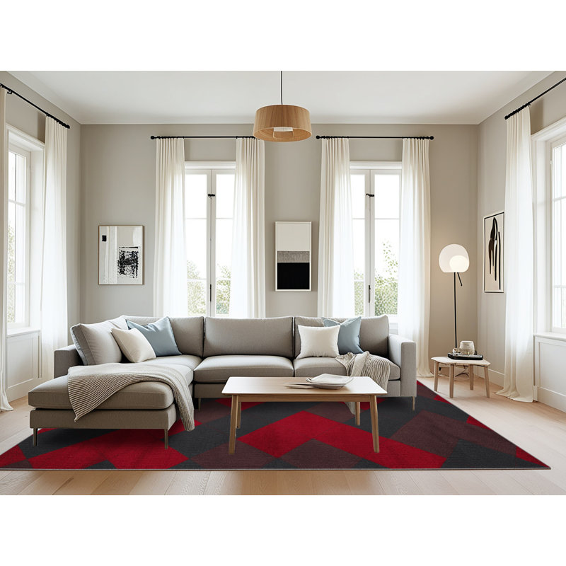 Tapis mauve lavable à la machine, Rectangle 8 pi x 12 pi