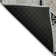Machine Washable Indoor/Outdoor Christain ACN1443 Black Rug