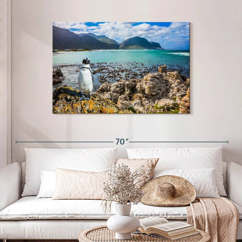 Atlantic Penguin, 30" H x 45" W