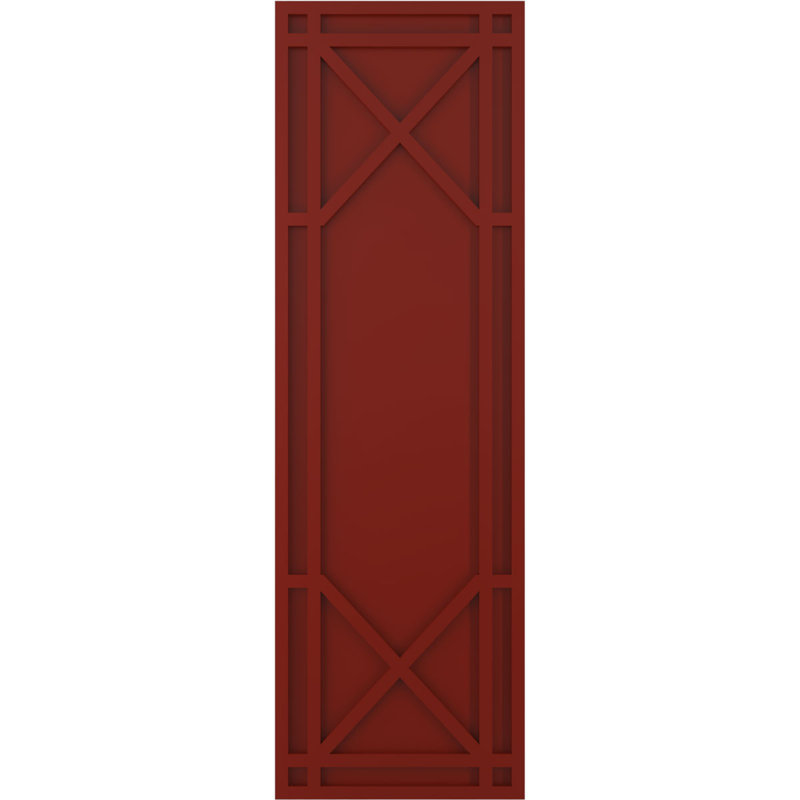Volets en PVC True Fit, Poivre rouge, 39", 15"