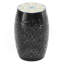 Table d'appoint 12 pouces en mosaïque avec motif romain, durable et polyvalente pour une utilisation intérieure et extérieure