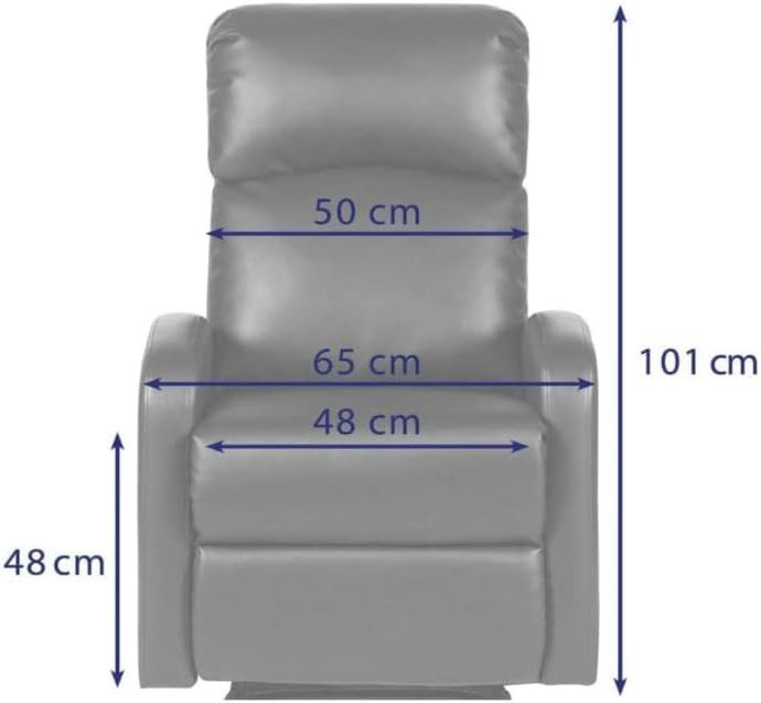 Sadina 25.6cm Wide Standard Recliner, Brown