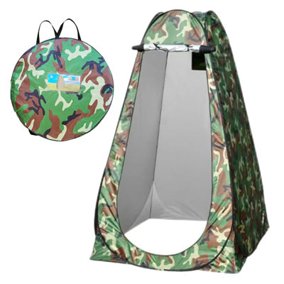 Tente escamotable portable avec sac de transport Camouflage