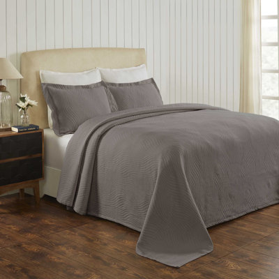 Ensemble de couvre-lit en coton 3 pièces Blue Nile Mills
