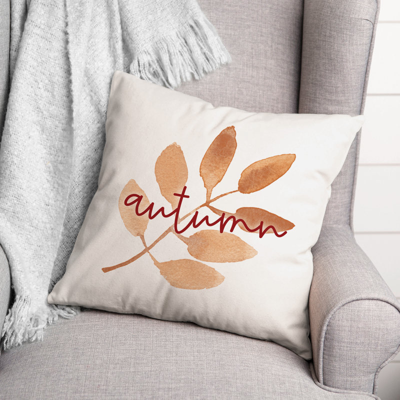 Housse et insert de coussin carré Autumn, H 16 po x l 16 po