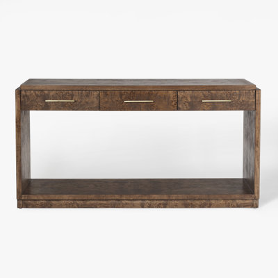 Table de console rectangulaire à 3 tiroirs Kingston